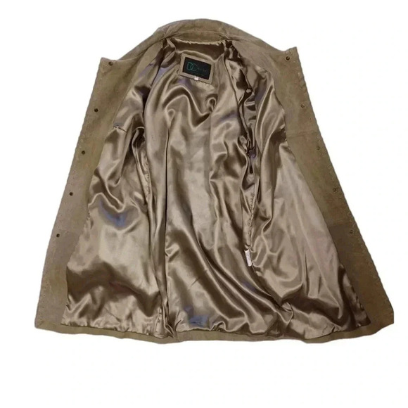 DC Collection Lined Suede Jacket Coat  Size XL - Picture 12 of 12